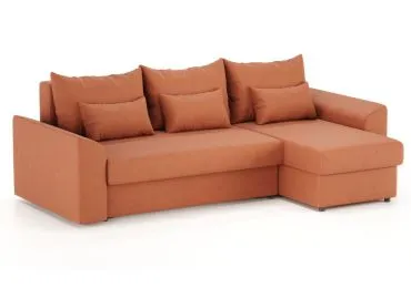 Диван угловой Арден Danco 412 оранжевый