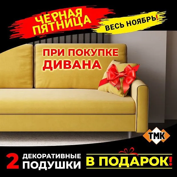 Декоративные подушки в подарок!